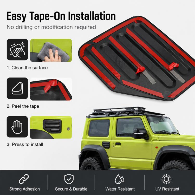 Per serbatoio carburante auto JIMNY JB64 / JB74, Black, Fuel Tank