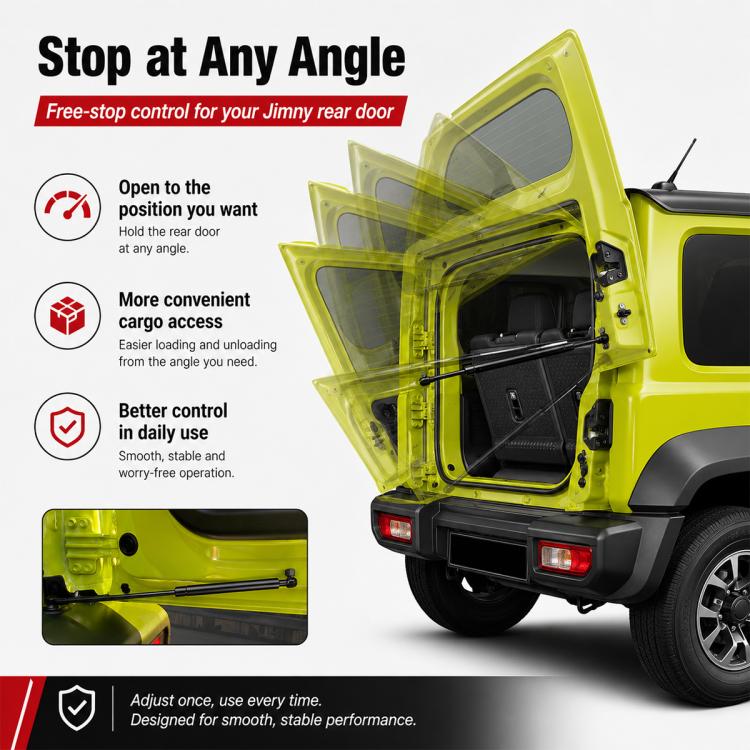 Leva di supporto idraulica per portellone posteriore per JIMNY JB64 / JB74 (2 pezzi), Lever