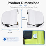 Copertura protettiva per cerniere delle porte JIMNY JB64 / JB74, Hinges Protective Cover (Silver), Hinges Protective Cover (Carbon Fiber Texture)