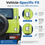 Copertura protettiva per cerniere delle porte JIMNY JB64 / JB74, Hinges Protective Cover (Silver), Hinges Protective Cover (Carbon Fiber Texture)