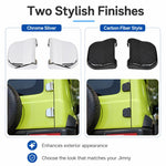 Copertura protettiva per cerniere delle porte JIMNY JB64 / JB74, Hinges Protective Cover (Silver), Hinges Protective Cover (Carbon Fiber Texture)