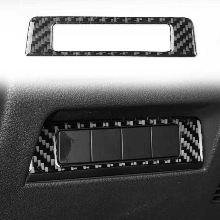 Adesivo in fibra di carbonio per pannello interruttore fari auto Mazda CX-50 2022-2024, Headlight Switch Panel