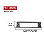 Adesivo in fibra di carbonio per pannello interruttore fari auto Mazda CX-50 2022-2024, Headlight Switch Panel