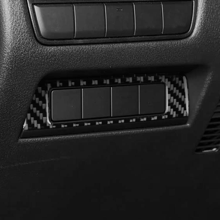 Adesivo in fibra di carbonio per pannello interruttore fari auto Mazda CX-50 2022-2024, Headlight Switch Panel