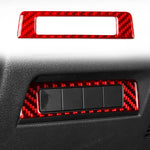 Adesivo in fibra di carbonio per pannello interruttore fari auto Mazda CX-50 2022-2024, Headlight Switch Panel