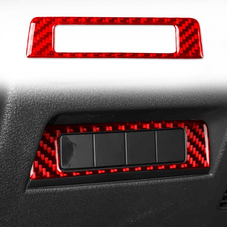 Adesivo in fibra di carbonio per pannello interruttore fari auto Mazda CX-50 2022-2024, Headlight Switch Panel