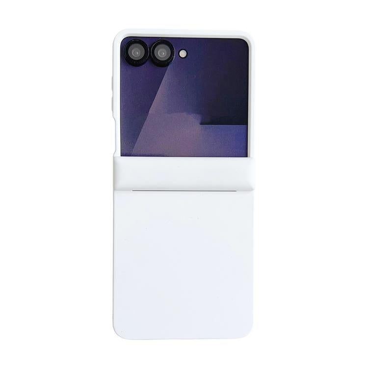 Custodia per telefono in PC con doppio magnete centrale Skin Feel Central Axis, For Galaxy Z Flip8 5G