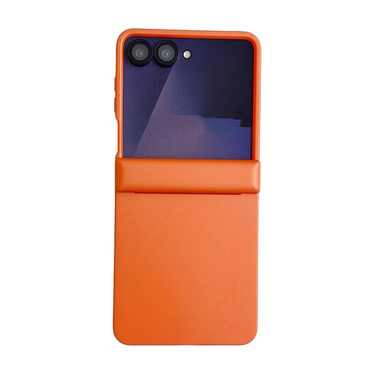 Custodia per telefono in PC con doppio magnete centrale Skin Feel Central Axis, For Galaxy Z Flip8 5G