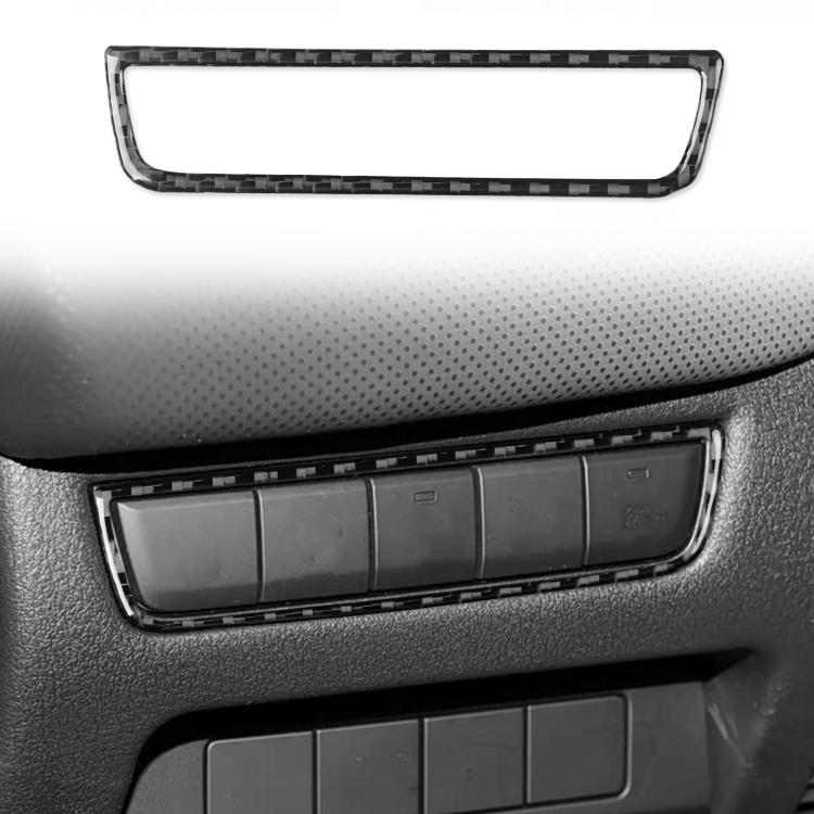 Adesivo in fibra di carbonio per pannello interruttore sensore di parcheggio auto Mazda CX-50 2022-2024, Parking Sensor Switch Panel