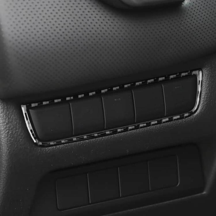 Adesivo in fibra di carbonio per pannello interruttore sensore di parcheggio auto Mazda CX-50 2022-2024, Parking Sensor Switch Panel