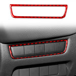 Adesivo in fibra di carbonio per pannello interruttore sensore di parcheggio auto Mazda CX-50 2022-2024, Parking Sensor Switch Panel