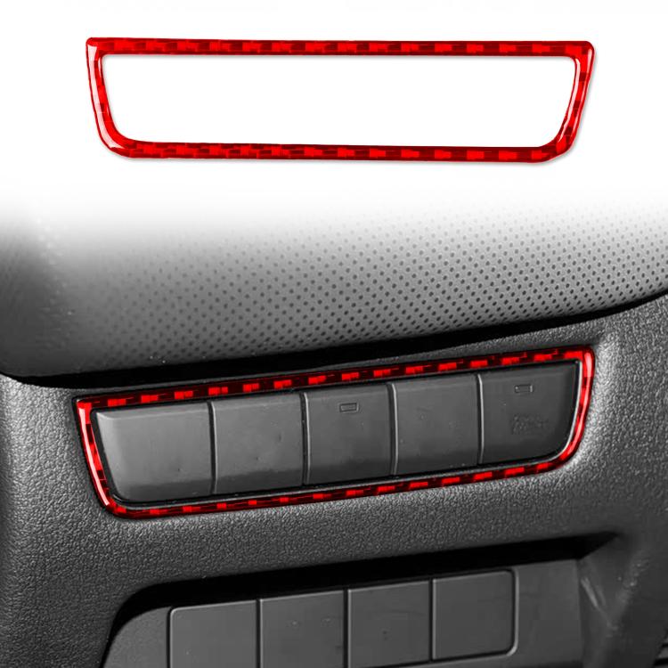 Adesivo in fibra di carbonio per pannello interruttore sensore di parcheggio auto Mazda CX-50 2022-2024, Parking Sensor Switch Panel