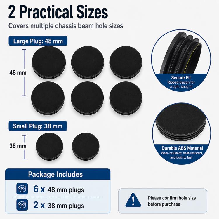Per JIMNY JB64 / JB74 Tappo antipolvere per auto, 8 pezzi, Dust Plug Protective Cover