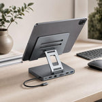Blueendless ST706 7 in 1 Docking station multifunzionale 4K 30Hz con supporto per tablet, ST706