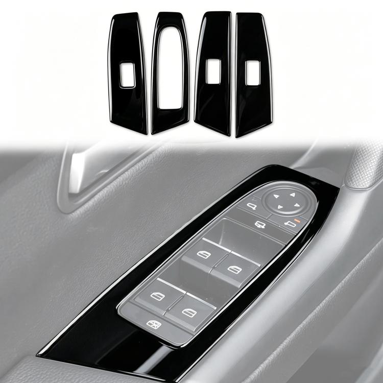Set di 4 adesivi per pannello alzacristalli auto per Mazda CX-50 2022-2024, Window Lift Panel