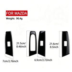 Set di 4 adesivi per pannello alzacristalli auto per Mazda CX-50 2022-2024, Window Lift Panel