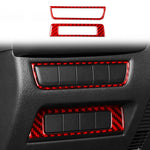 Adesivo in fibra di carbonio per pannello interruttore fari auto per Mazda CX-50 2022-2024 (2 pezzi/set), 2pcs/Set Headlight Switch Panel