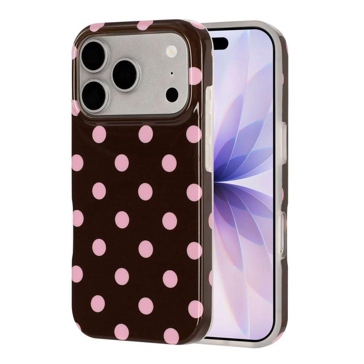 Cover per telefono in TPU con stampa IMD a pois grandi in stile retrò a copertura totale., For iPhone 18 Pro, For iPhone 18 Pro Max, For iPhone 17 Pro Max, For iPhone 17 Pro