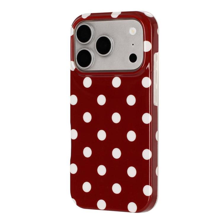 Cover per telefono in TPU con stampa IMD a pois grandi in stile retrò a copertura totale., For iPhone 18 Pro, For iPhone 18 Pro Max, For iPhone 17 Pro Max, For iPhone 17 Pro