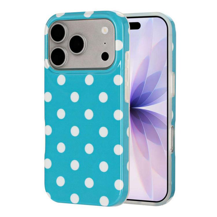 Cover per telefono in TPU con stampa IMD a pois grandi in stile retrò a copertura totale., For iPhone 18 Pro, For iPhone 18 Pro Max, For iPhone 17 Pro Max, For iPhone 17 Pro
