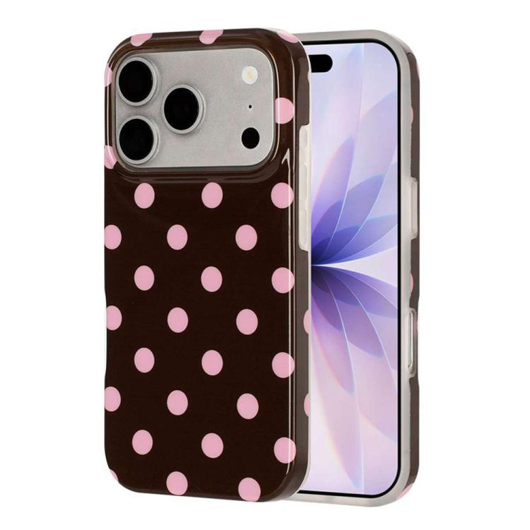 Cover per telefono in TPU con stampa IMD a pois grandi in stile retrò a copertura totale., For iPhone 18 Pro, For iPhone 18 Pro Max, For iPhone 17 Pro Max, For iPhone 17 Pro