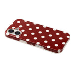 Cover per telefono in TPU con stampa IMD a pois grandi in stile retrò a copertura totale., For iPhone 16, For iPhone 15 Pro Max, For iPhone 15 Pro, For iPhone 15 Plus