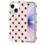 Cover per telefono in TPU con stampa IMD a pois grandi in stile retrò a copertura totale., For iPhone 15, For iPhone 14 Plus, For iPhone 14 / 13, For iPhone 14 Pro