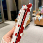 Cover per telefono in TPU con stampa IMD a pois grandi in stile retrò a copertura totale., For iPhone 14 Pro Max, For iPhone 13 Pro Max