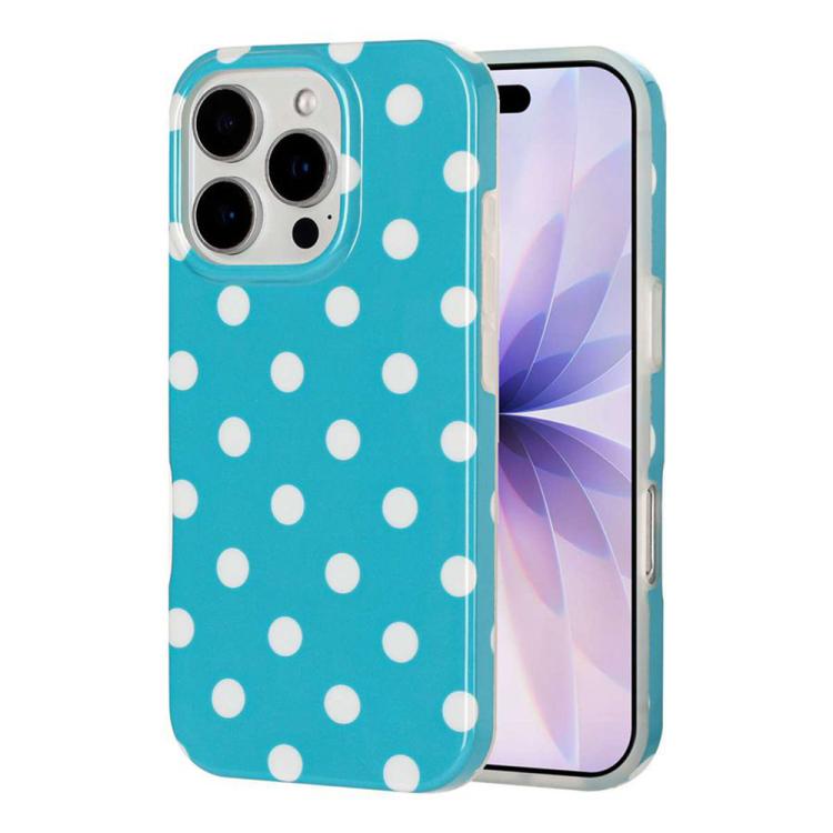 Cover per telefono in TPU con stampa IMD a pois grandi in stile retrò a copertura totale., For iPhone 15, For iPhone 14 Plus, For iPhone 14 / 13, For iPhone 14 Pro