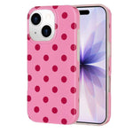 Cover per telefono in TPU con stampa IMD a pois grandi in stile retrò a copertura totale., For iPhone 15, For iPhone 14 Plus, For iPhone 14 / 13, For iPhone 14 Pro