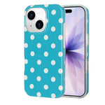 Cover per telefono in TPU con stampa IMD a pois grandi in stile retrò a copertura totale., For iPhone 15, For iPhone 14 Plus, For iPhone 14 / 13, For iPhone 14 Pro
