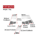 Set di 8 adesivi per montante B auto con finitura a specchio per Mazda CX-50 2022-2024., B-Pillar Mirro Finish Style