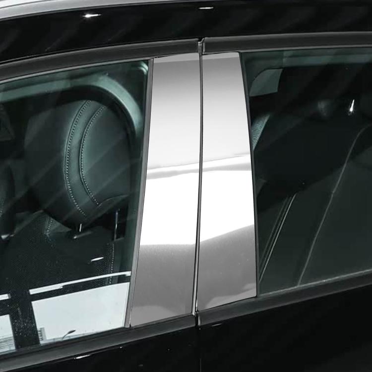 Set di 8 adesivi per montante B auto con finitura a specchio per Mazda CX-50 2022-2024., B-Pillar Mirro Finish Style