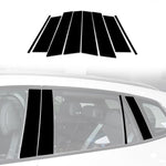 Set di 8 adesivi per montante B auto, finitura nero lucido, per Mazda CX-50 2022-2024., B-Pillar Piano Black Finish Style