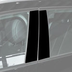 Set di 8 adesivi per montante B auto, finitura nero lucido, per Mazda CX-50 2022-2024., B-Pillar Piano Black Finish Style