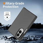 Custodia per telefono ibrida in TPU PC con contrasto di colori effetto pelle., For Galaxy Z Fold8 5G, For Galaxy Z Fold8 Ultra 5G, For Galaxy Z Flip8 5G