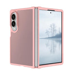 Custodia per telefono ibrida in TPU PC con contrasto di colori effetto pelle., For Galaxy Z Fold8 5G, For Galaxy Z Fold8 Ultra 5G, For Galaxy Z Flip8 5G