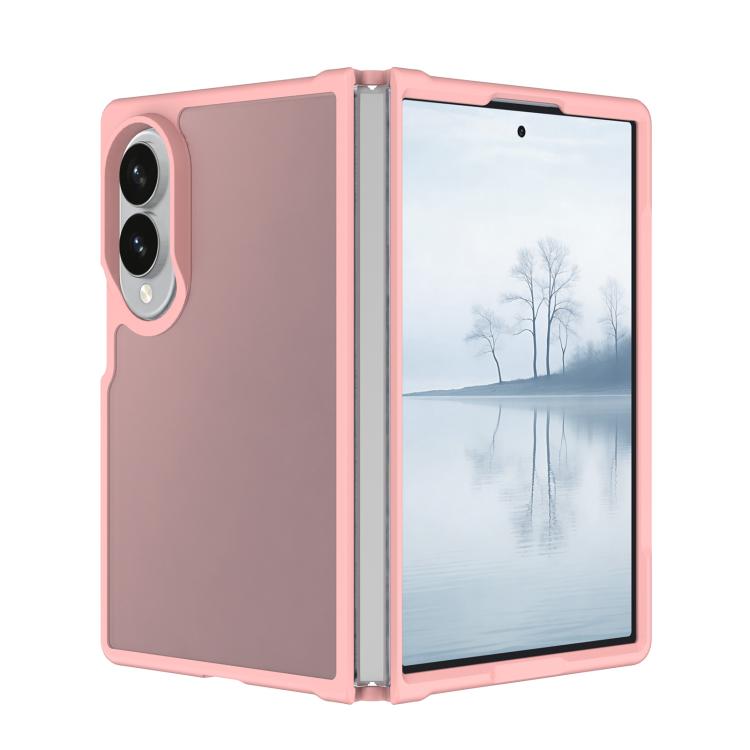 Custodia per telefono ibrida in TPU PC con contrasto di colori effetto pelle., For Galaxy Z Fold8 5G, For Galaxy Z Fold8 Ultra 5G, For Galaxy Z Flip8 5G