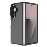 Custodia per telefono ibrida in TPU PC con contrasto di colori effetto pelle., For Galaxy Z Fold8 5G, For Galaxy Z Fold8 Ultra 5G, For Galaxy Z Flip8 5G