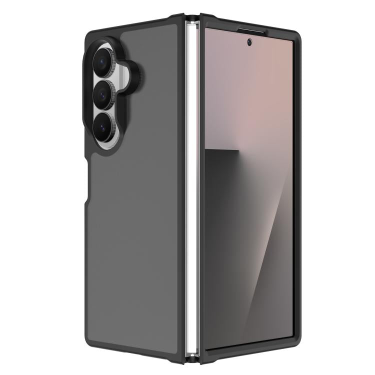 Custodia per telefono ibrida in TPU PC con contrasto di colori effetto pelle., For Galaxy Z Fold8 5G, For Galaxy Z Fold8 Ultra 5G, For Galaxy Z Flip8 5G