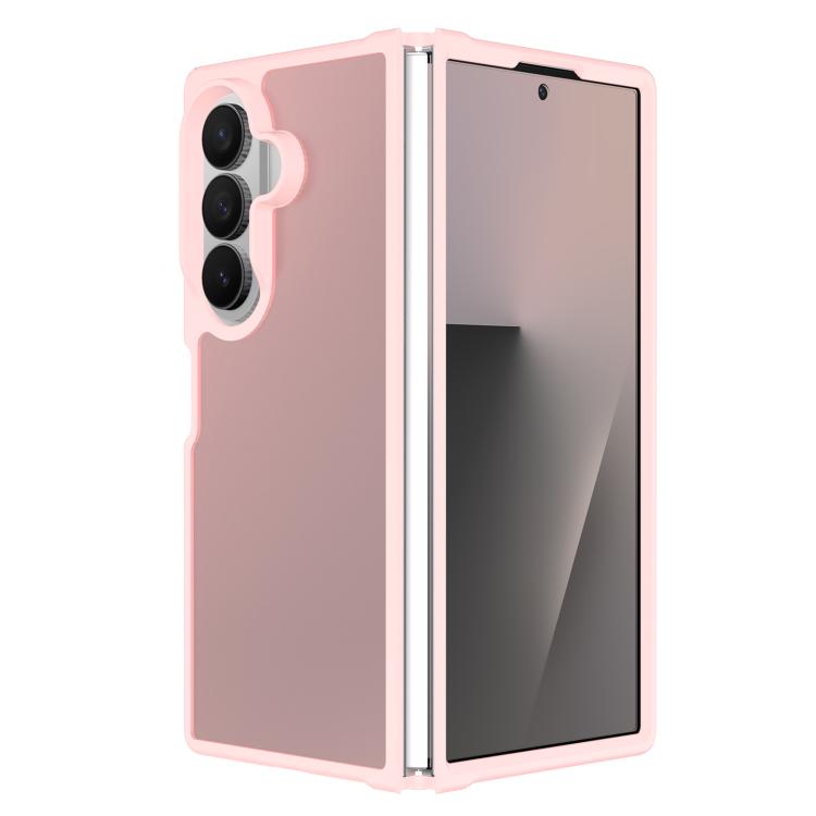 Custodia per telefono ibrida in TPU PC con contrasto di colori effetto pelle., For Galaxy Z Fold8 5G, For Galaxy Z Fold8 Ultra 5G, For Galaxy Z Flip8 5G