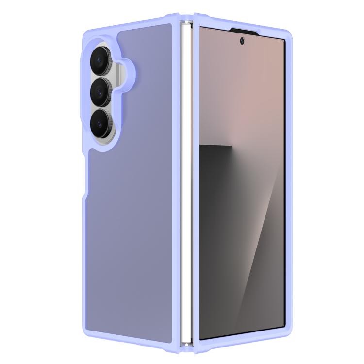 Custodia per telefono ibrida in TPU PC con contrasto di colori effetto pelle., For Galaxy Z Fold8 5G, For Galaxy Z Fold8 Ultra 5G, For Galaxy Z Flip8 5G