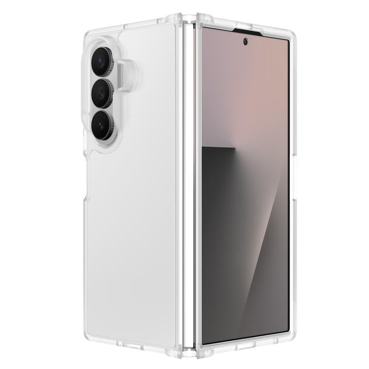 Custodia per telefono ibrida in TPU PC con contrasto di colori effetto pelle., For Galaxy Z Fold8 5G, For Galaxy Z Fold8 Ultra 5G, For Galaxy Z Flip8 5G