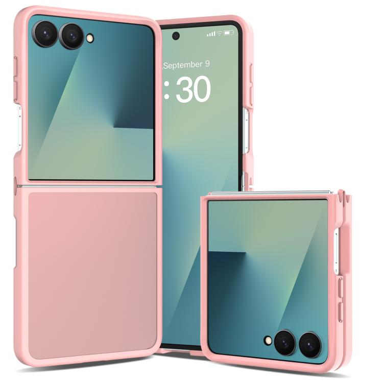Custodia per telefono ibrida in TPU PC con contrasto di colori effetto pelle., For Galaxy Z Fold8 5G, For Galaxy Z Fold8 Ultra 5G, For Galaxy Z Flip8 5G