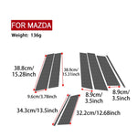 Adesivi in stile carbonio per montante B dell'auto, modello Mazda CX-50 2022-2024, 8 pezzi/set., B-Pillar Carbon Patterned Style