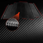 Adesivi in stile carbonio per montante B dell'auto, modello Mazda CX-50 2022-2024, 8 pezzi/set., B-Pillar Carbon Patterned Style