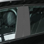 Adesivi in stile carbonio per montante B dell'auto, modello Mazda CX-50 2022-2024, 8 pezzi/set., B-Pillar Carbon Patterned Style