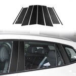Adesivi in stile fibra di carbonio per montante B auto, per Mazda CX-50 2022-2024, 8 pezzi/set., B-Pillar