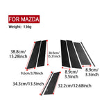 Adesivi in stile fibra di carbonio per montante B auto, per Mazda CX-50 2022-2024, 8 pezzi/set., B-Pillar