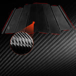 Adesivi in stile fibra di carbonio per montante B auto, per Mazda CX-50 2022-2024, 8 pezzi/set., B-Pillar